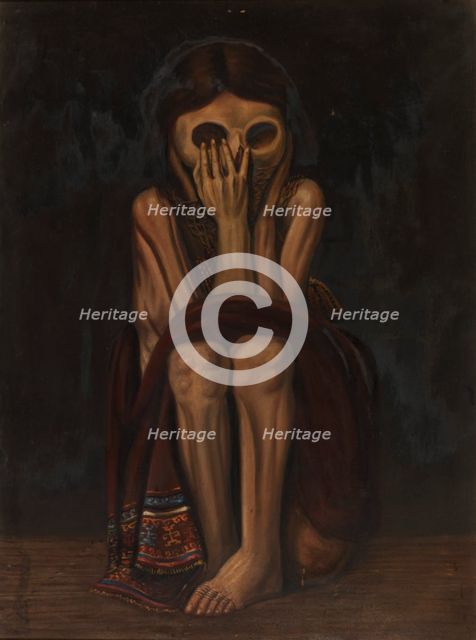 Mummy from Grave, ca. 1890-1892. Creator: Unknown.