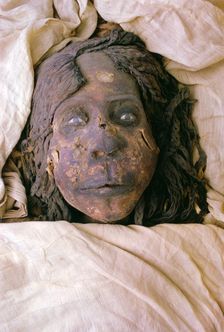 Mummy of Nodjmet, Cairo Museum, Egypt. Creator: Tony Evans