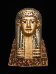 Mummy Mask, Egypt, Late Ptolemaic Period-early Roman Period, 1st century BCE. Creator: Unknown