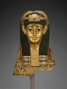 Mummy Mask, Egypt, Late Ptolemaic Period-early Roman Period, 1st century BCE. Creator: Unknown