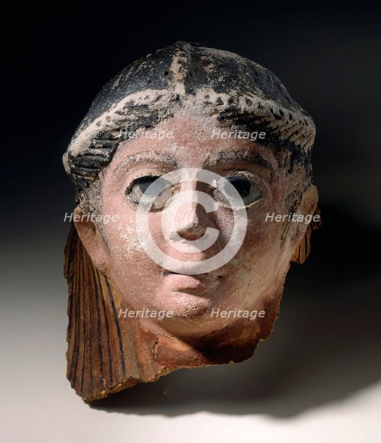 Mummy Mask of a Woman, Late 2nd century A.D. Creator: Unknown.