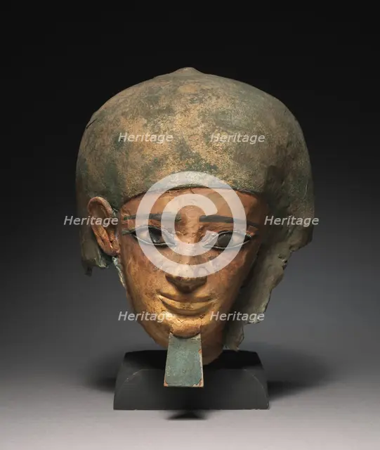 Mummy Mask of Senbi, 1980-1801 BC. Creator: Unknown.