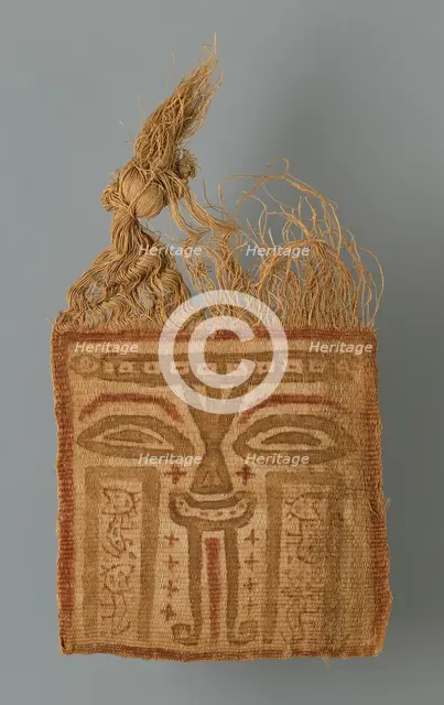 Mummy Mask, Peru, 200/100 B.C.. Creator: Unknown.