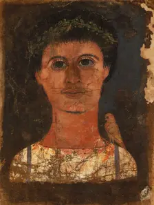 Mummy Shroud with Painted Portrait of a Boy, A.D. 150-250. Creator: Unknown