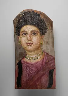 Mummy Portrait, A.D. 75-100. Creator: Malibu Painter
