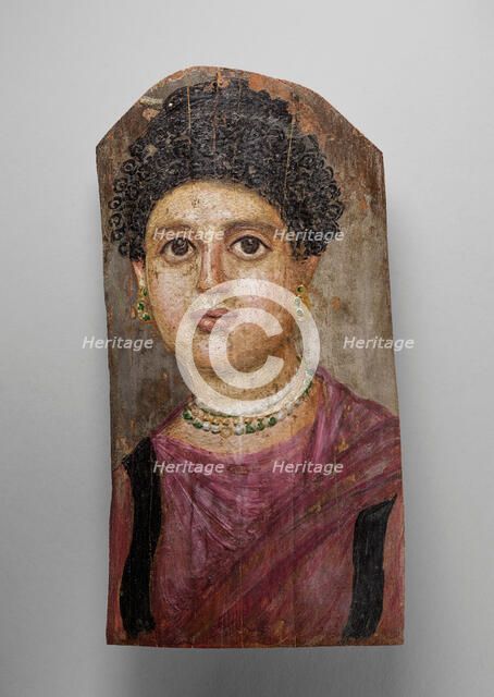 Mummy Portrait, A.D. 75-100. Creator: Malibu Painter.