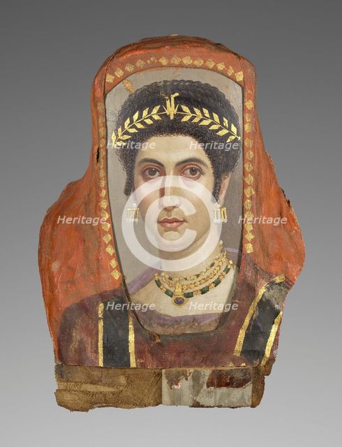 Mummy Portrait of a Woman, A.D. 100. Creator: Isidora Master.