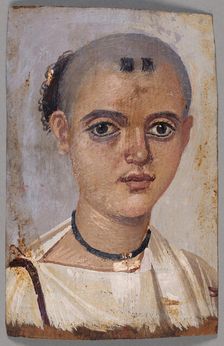 Mummy Portrait of a Youth, A.D. 150-200. Creator: Unknown
