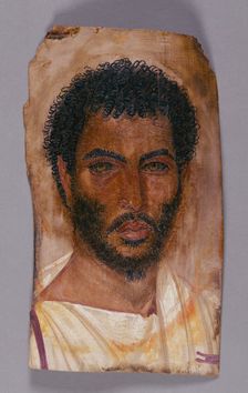 Mummy Portrait of a Bearded Man, about A.D. 150-170. Creator: Unknown