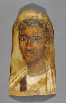 Mummy Portrait of a Man, A.D. 100-125. Creator: Unknown