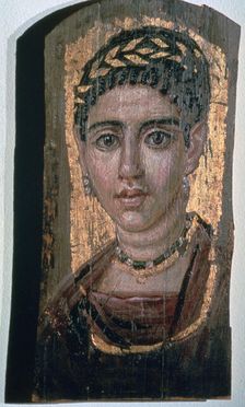 Mummy portrait of an Egyptian woman, c1st-3rd century