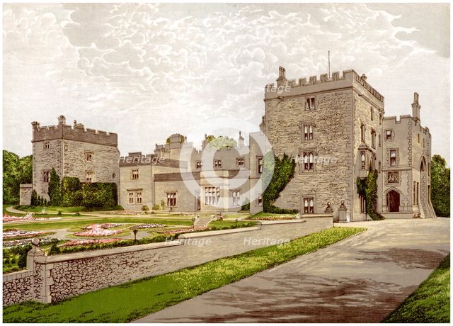 Muncaster Castle, Lord Muncaster, Cumberland, c1880. Artist: Unknown