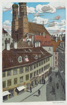 München - Aus der Nachbarschaft der Jugend ('Munich - from the Neighbourhood of Jugend 1898. Creator: Walter Georgi