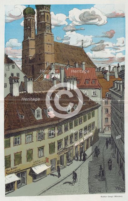 'München - Aus der Nachbarschaft der Jugend' ('Munich - from the Neighbourhood of Jugend', 1898. Creator: Walter Georgi.