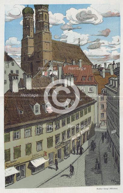 'München - Aus der Nachbarschaft der Jugend' ('Munich - from the Neighbourhood of Jugend', 1898. Artist: Walter Georgi