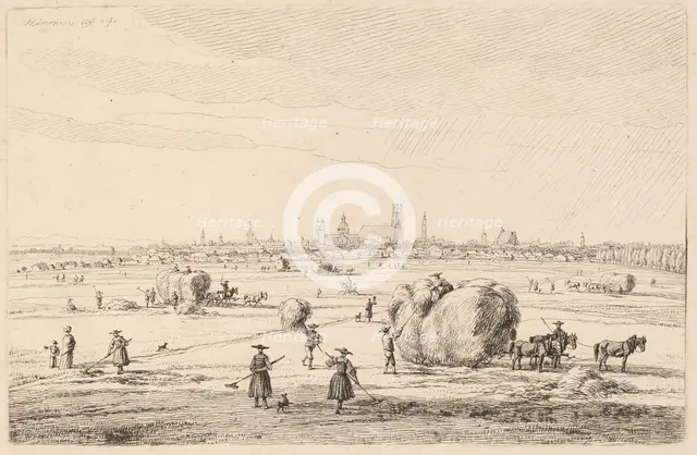 München (Munich), 1818. Creator: Wilhelm von Kobell.