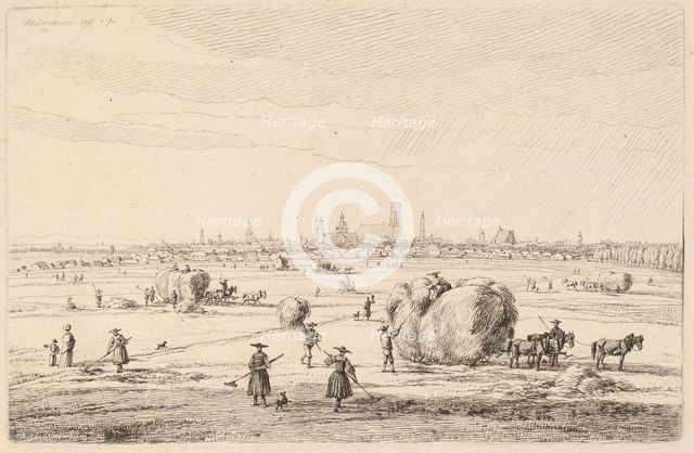 München (Munich), 1818. Creator: Wilhelm von Kobell.