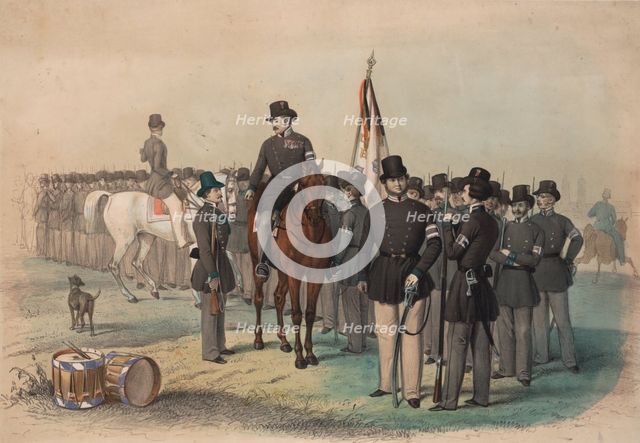 Münchner Volksbewaffnung. Landwehr-Freikorps, 1848.