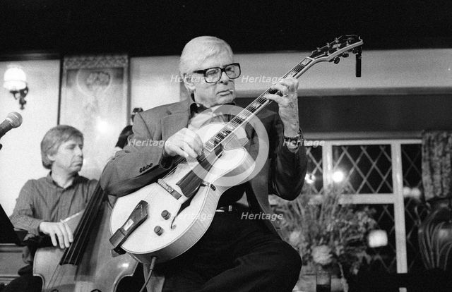 Mundell Lowe and Bill Coleman, Watermill Jazz Club, Dorking, 2001. Artist: Brian O'Connor.