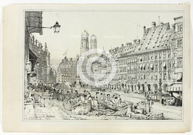 Munich, 1833. Creator: Samuel Prout.