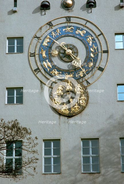 Munich Astrological Cloc, 1950s. Artist: Unknown