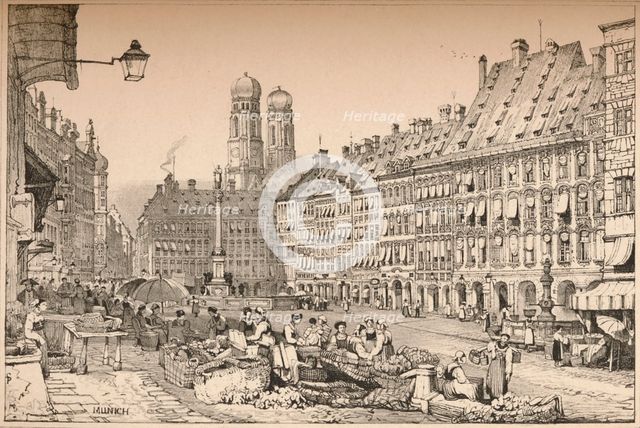 'Munich', c1820 (1915). Artist: Samuel Prout.