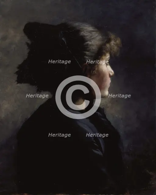 Munich Girl, 1884. Creator: Theodore Clement Steele.