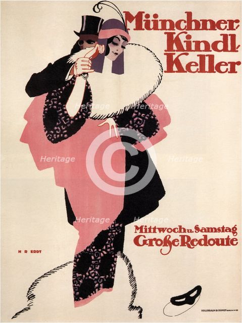 Munich Kindl Keller, 1913. Artist: Erdt, Hans Rudi (1883-1925)
