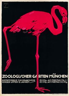 Munich Zoo, 1912. Creator: Hohlwein, Ludwig (1874-1949)