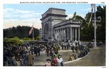 Municipal Band Stand, Golden Gate Park, San Francisco, California, USA, 1921