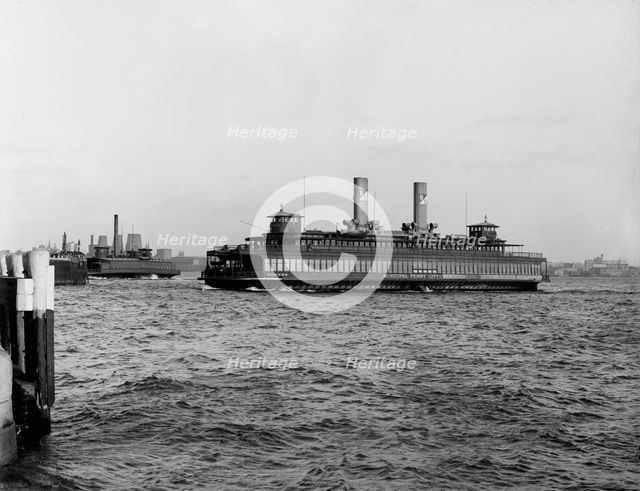 Municipal ferry, City of New York, (1908?). Creator: Unknown.