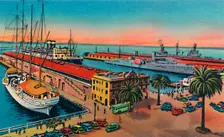 Municipal Piers. San Diego, California c1941