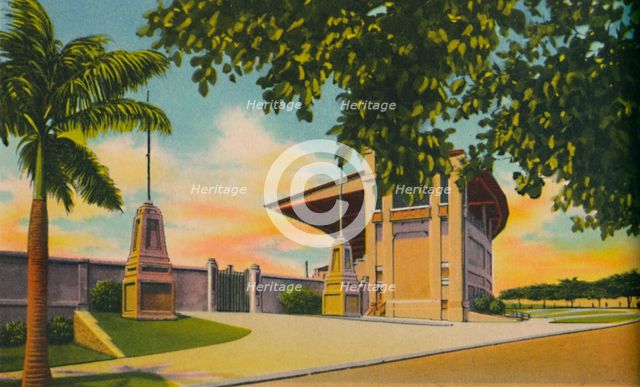 'Municipal Stadium, Barranquilla', c1940s. Artist: Unknown.
