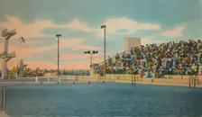 Municipal Swimming Pool, Barranquilla c1940s