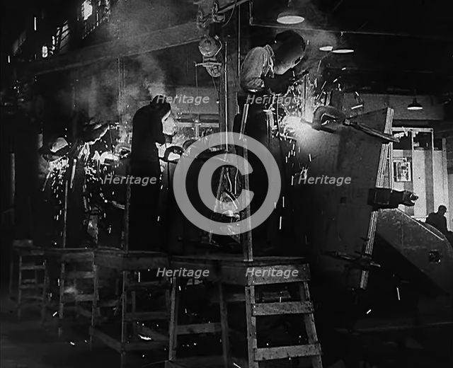 Munitions Being Made at an American Factory, 1943. Creator: British Pathe Ltd.