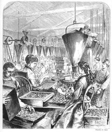 Munitions Factory, Bridgeport, Connecticut c1870s. Artist: Theodore R Davis