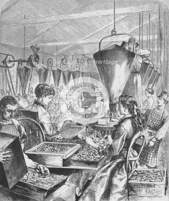 'Munitions Factory, Bridgeport, Connecticut', c1875, (1938). Artist: Theodore R Davis.
