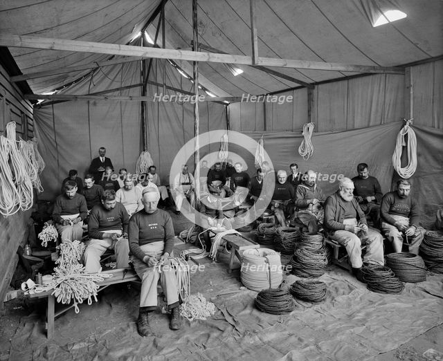 Munitions production, Burnham on Crouch, Essex, September 1915. Artist: H Bedford Lemere.