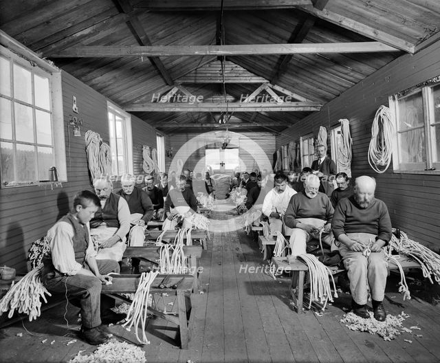 Munitions production, Burnham on Crouch, Essex, September 1915. Artist: H Bedford Lemere.