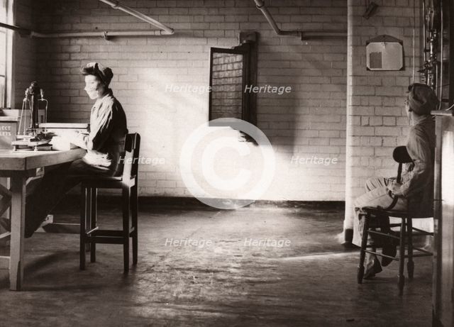 Munitions work, County Industries, York, Yorkshire, 1943. Artist: Unknown