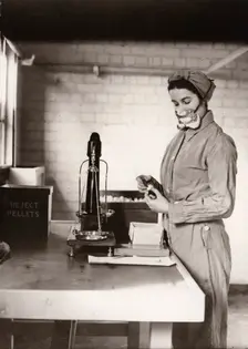 Munitions work, County Industries, York, Yorkshire, 1943