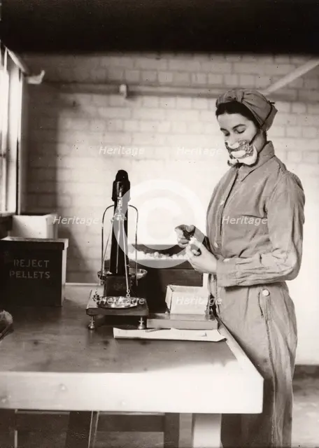 Munitions work, County Industries, York, Yorkshire, 1943. Artist: Unknown