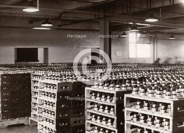 Munitions work, County Industries, York, Yorkshire, 1943. Artist: Unknown