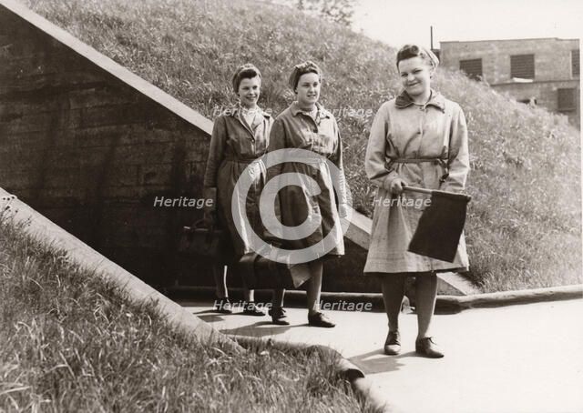 Munitions work, County Industries, York, Yorkshire, 1943. Artist: Unknown