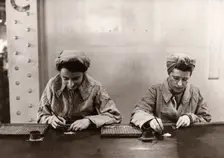 Munitions work, County Industries, York, Yorkshire, 1943