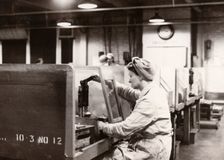 Munitions work, County Industries, York, Yorkshire, 1943