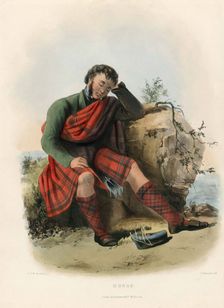 Munro, from The Clans of the Scottish Highlands, pub. 1845 (colour lithograph)