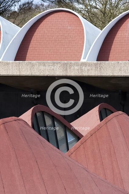 Munrow Sports Centre, Birmingham University, West Midlands, 2011. Artist: James O Davies.