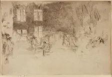 Murano-Glass Furnace, 1879-1880. Creator: James Abbott McNeill Whistler