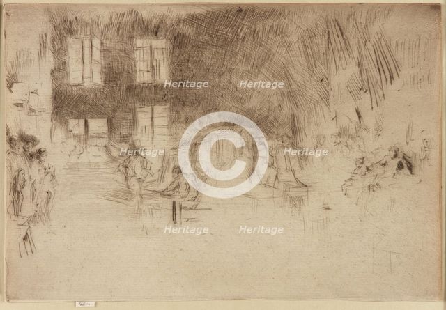Murano-Glass Furnace, 1879-1880. Creator: James Abbott McNeill Whistler.